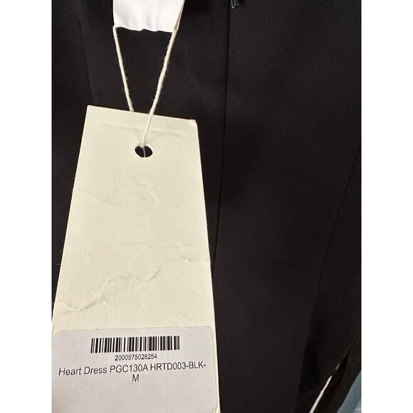 Paris Georgia Heart Dress in Black & White - Picture 13 of 16